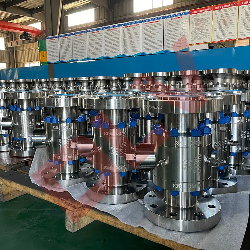 stainless trunnion mounted ball valves