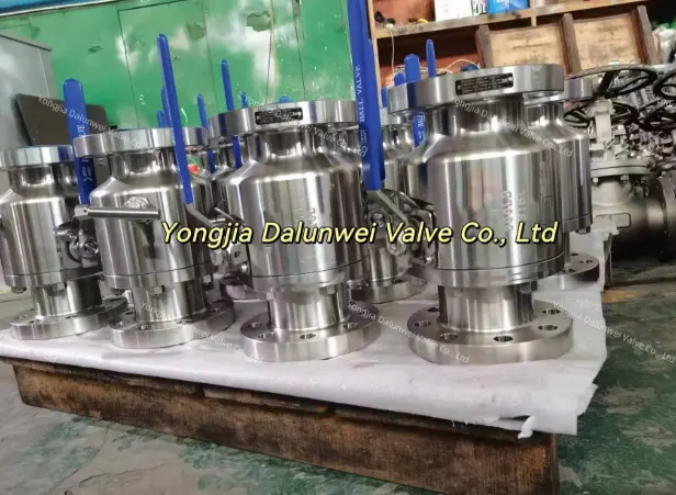 Flange stainless steel floating soft seal ball valve application
