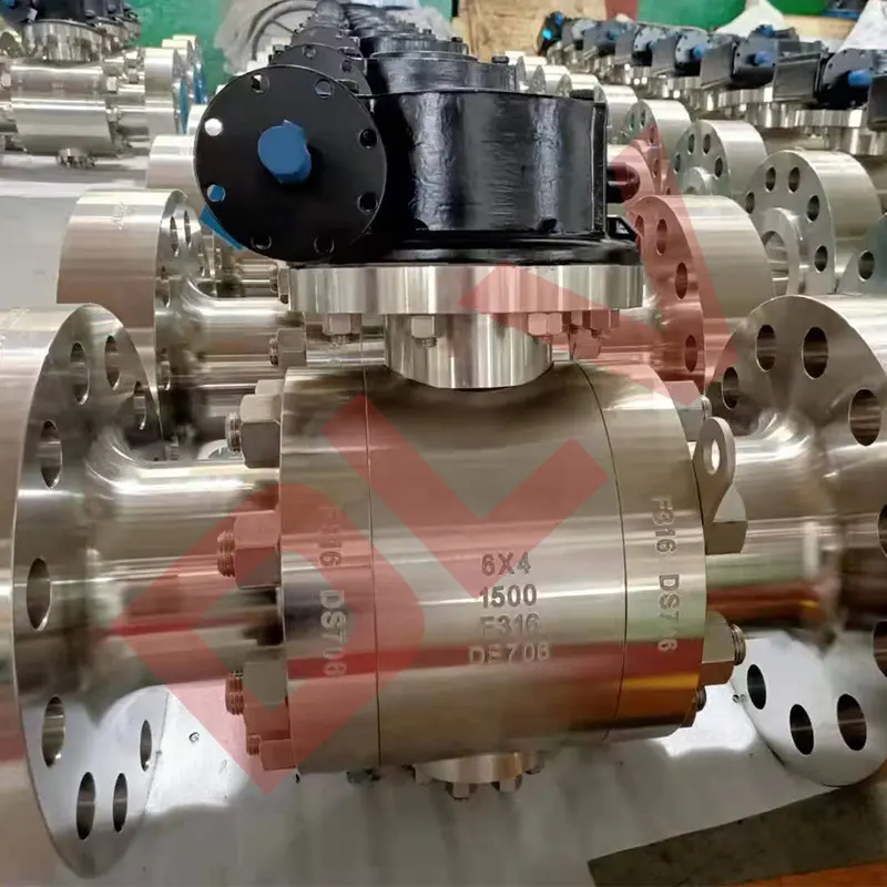 Stainless steel fixed ball valves