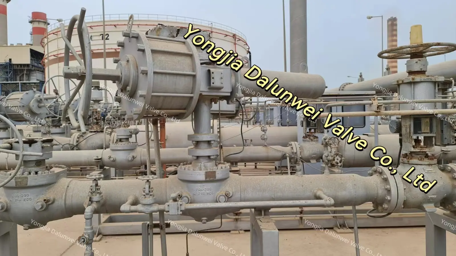 Actual applications of our ball valve in chemical plants