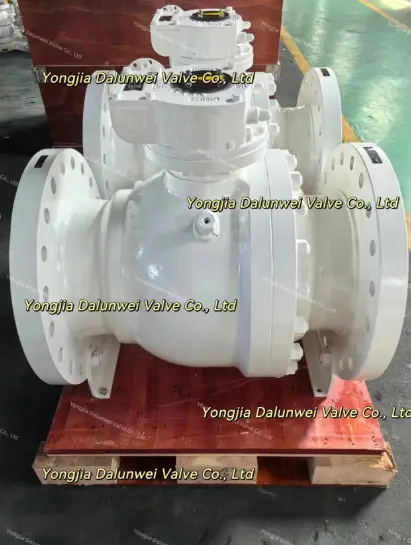 Learn about flange carbon steel trunnion ball valves